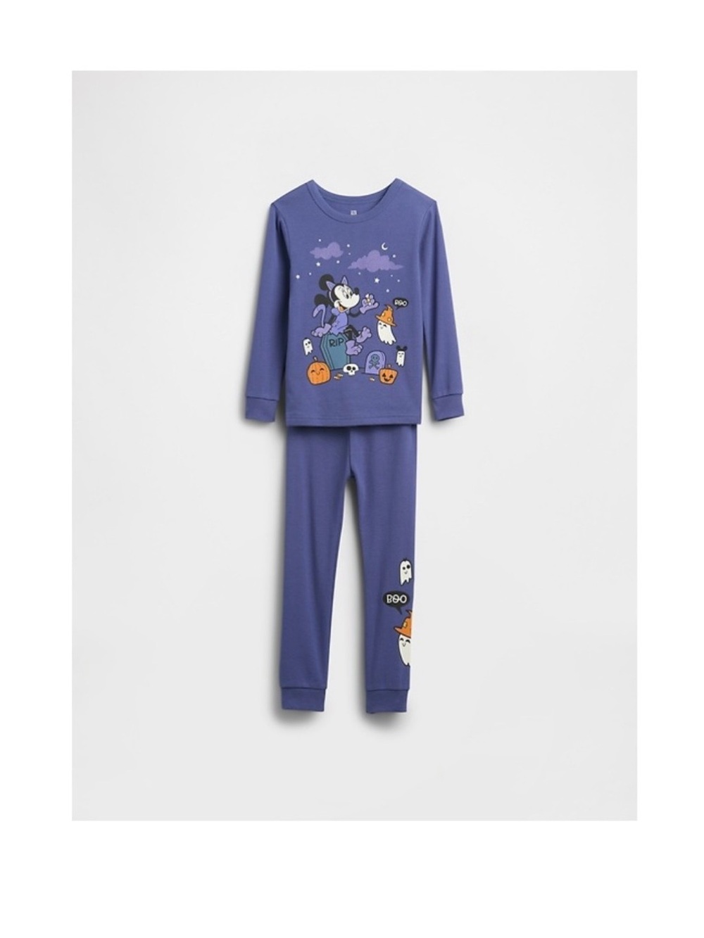 GAP Purple Halloween Minnie Kids Pajama Set